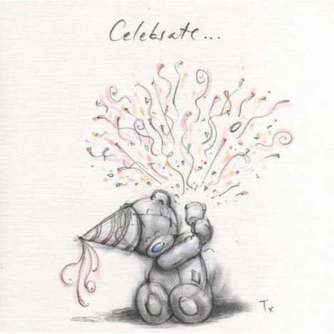 Celebrate Me to You Bear Sketchbook Card £2.35